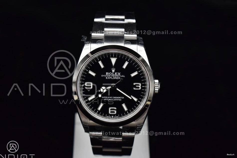 Explorer SS 124270 Dial DD3230 on 904L Steel 1:1 Best Black VSF Edition 36mm Bracelet 1120